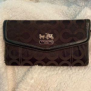 Coach Wallet w/Checkbook